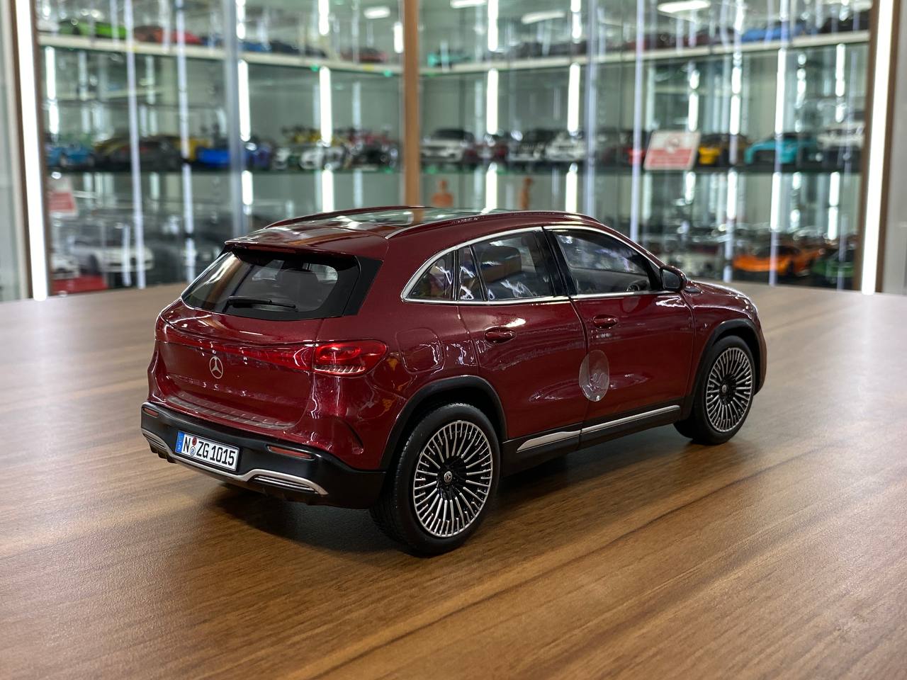 1/18 metal diecast NZG Dealer Edition Mercedes Benz EQA  Red