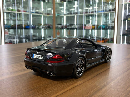 1/18 metal diecast Norev Dealer Edition  Mercedes-Benz SL 65 AMG Black Series in Obsidian Black Metallic