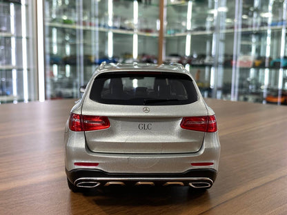 1/18 Diecast Norev Dealer Edition Mercedes-Benz GLC in iridium Silver