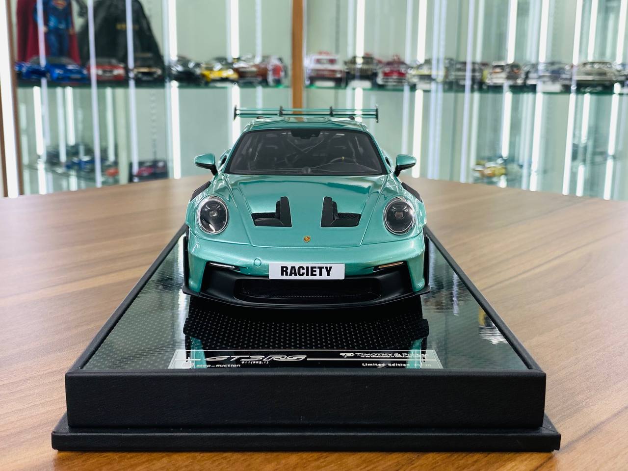 1/18 Resin Model - Timothy & Pierre Porsche 911 GT3 RS Weissach Package Tiffany