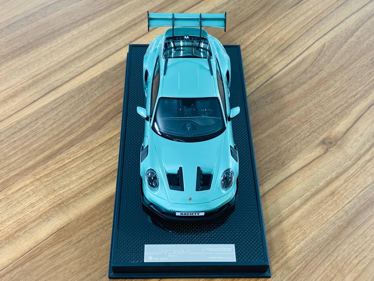 1/18 Resin Model - Timothy & Pierre Porsche 911 GT3 RS Weissach Package Tiffany