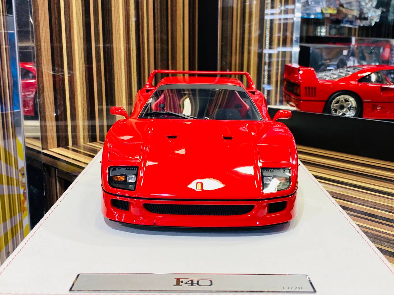 Exclusive Mucheren Models Ferrari F40 Resin Model - Red | Limited Edition!
