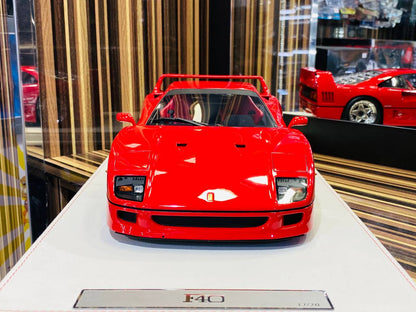 Exclusive Mucheren Models Ferrari F40 Resin Model - Red | Limited Edition!