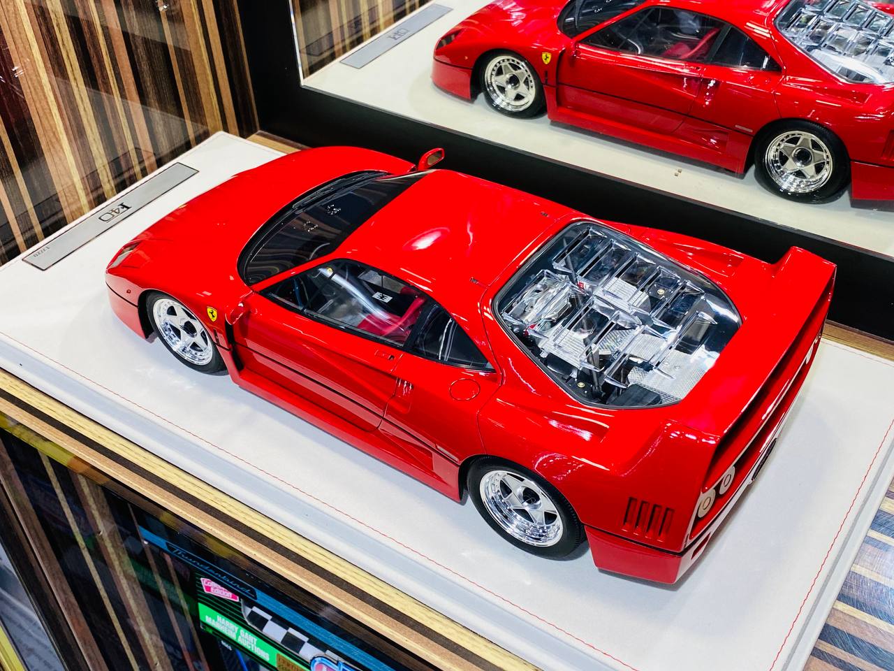 Exclusive Mucheren Models Ferrari F40 Resin Model - Red | Limited Edition!