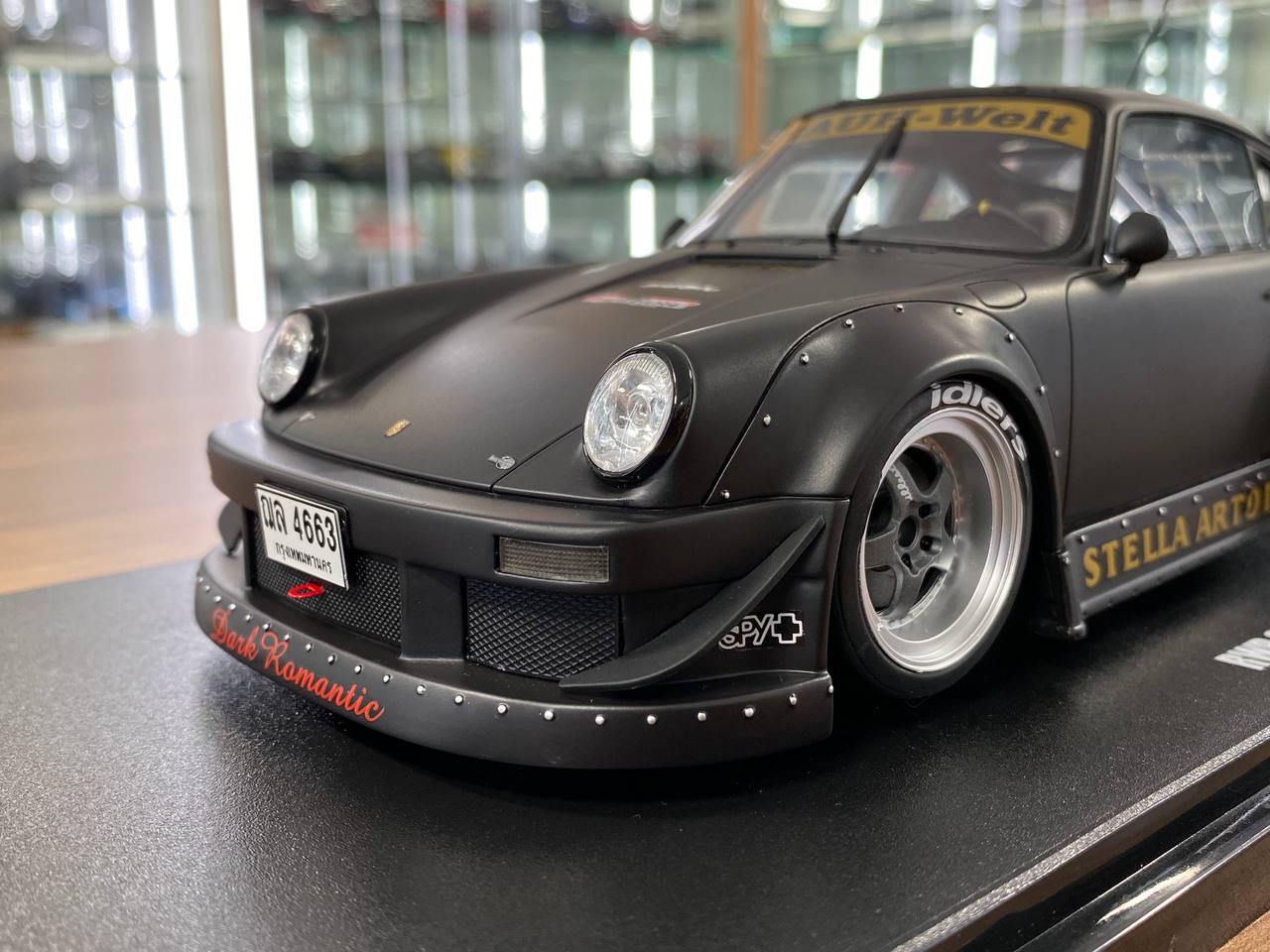 1/18 Resin Model GT Spirit Porsche RWB 911 (964) Stella Artois – Matt Black – Limited Edition