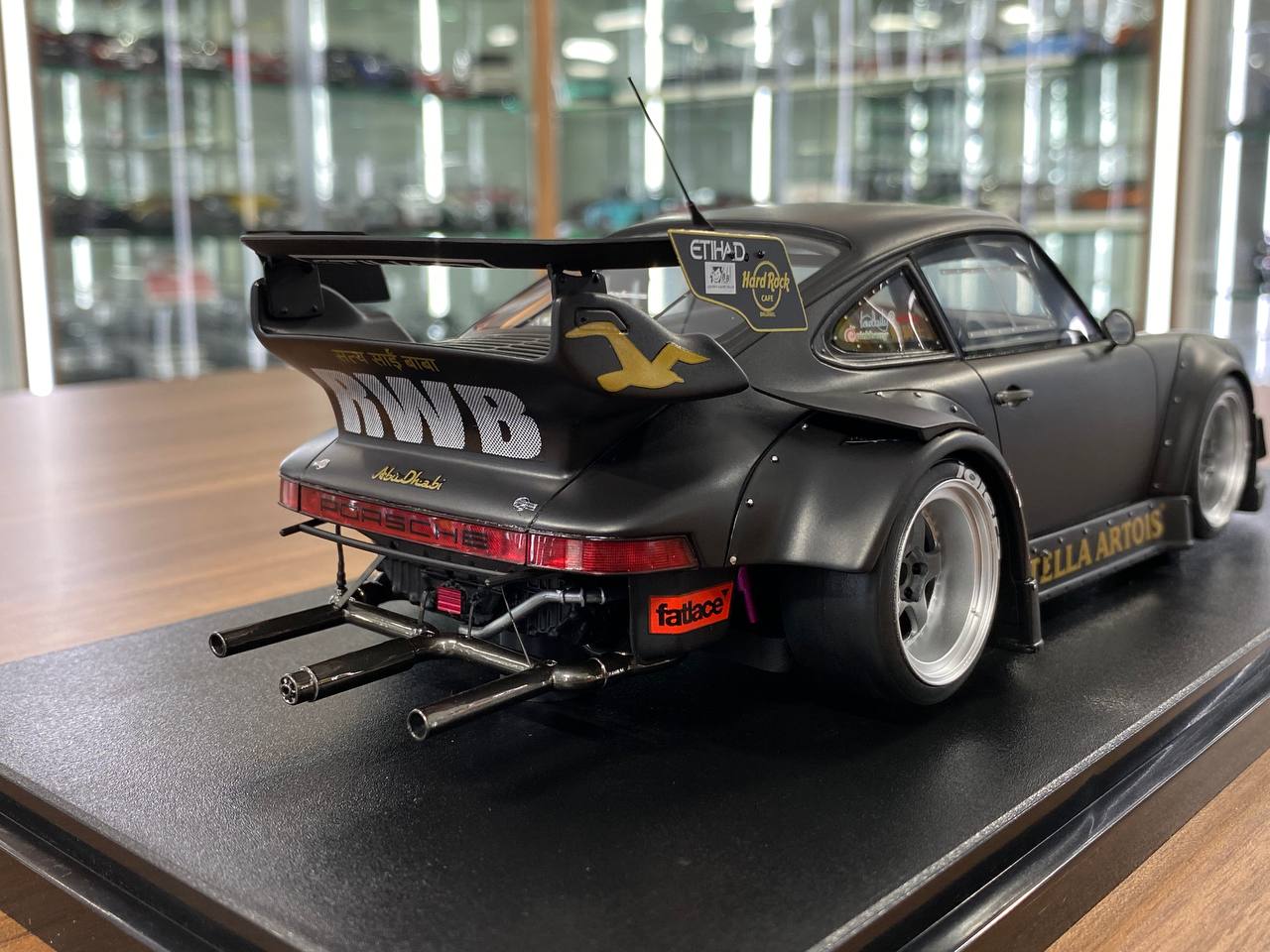 1/18 Resin Model GT Spirit Porsche RWB 911 (964) Stella Artois – Matt Black – Limited Edition