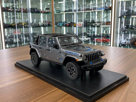 1/18 Resin Model GT Spirit JEEP WRANGLER 4XE 2022 – Silver Metallic– Limited Edition
