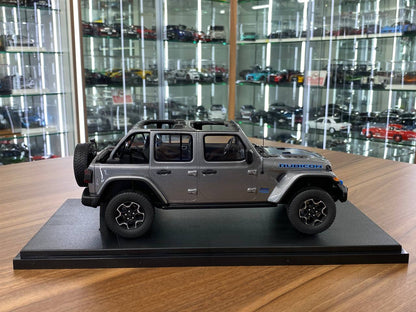 1/18 Resin Model GT Spirit JEEP WRANGLER 4XE 2022 – Silver Metallic– Limited Edition
