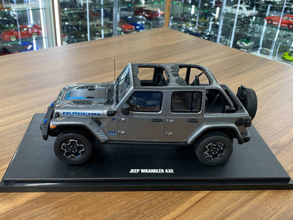 1/18 Resin Model GT Spirit JEEP WRANGLER 4XE 2022 – Silver Metallic– Limited Edition