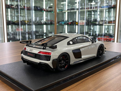 1/18 Resin Model GT Spirit Audi R8 Coupe V10 GT RWD 2022 in White Grey -  Limited Edition