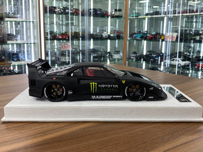 1/18 Resin Model BBA Car Model Ferrari F40 LB Works Monster Decal matt black Limited to 30 Pcs.