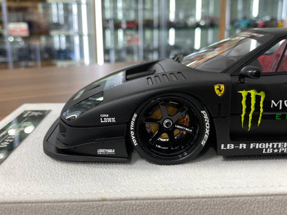 1/18 Resin Model BBA Car Model Ferrari F40 LB Works Monster Decal matt black Limited to 30 Pcs.