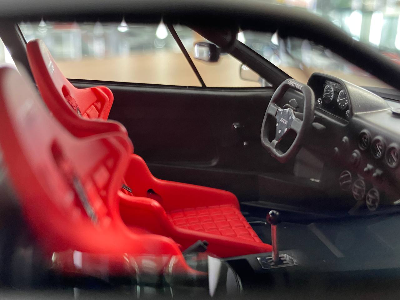 1/18 Resin Model BBA Car Model Ferrari F40 LB Works Monster Decal matt black Limited to 30 Pcs.