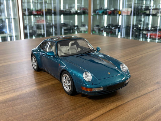 1/18 Resin Model GT Spirit Porsche 911 (993) Targa 1995 in Turquoise blue -  Limited Edition 999pcs
