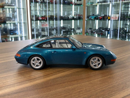 1/18 Resin Model GT Spirit Porsche 911 (993) Targa 1995 in Turquoise blue -  Limited Edition 999pcs