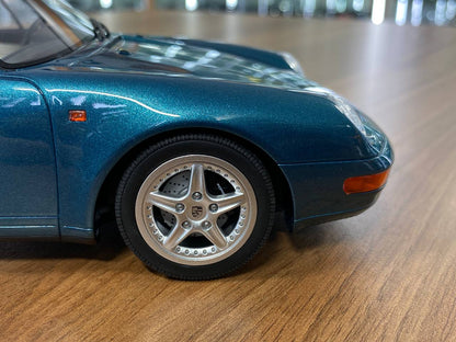 1/18 Resin Model GT Spirit Porsche 911 (993) Targa 1995 in Turquoise blue -  Limited Edition 999pcs
