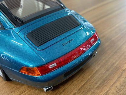 1/18 Resin Model GT Spirit Porsche 911 (993) Targa 1995 in Turquoise blue -  Limited Edition 999pcs