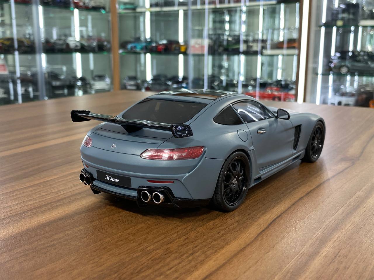 1/18 Resin GT Spirit Mercedes-Benz AMG GTR FAB DESIGN AREION in Grey -  Limited 600 pcs