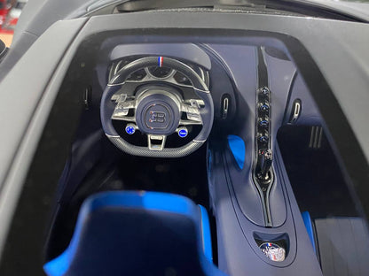 1/8 Resin Bugatti Chiron– MR Collection Grey matt / Carbon Fiber - Limited 500 pcs