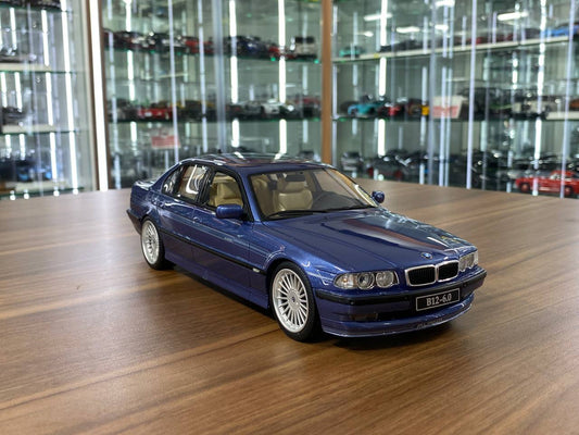 1/18 Resin BMW Alpina B12 6.0 E38 1999 - Blue by OttOMobile - Limited 3000 pcs