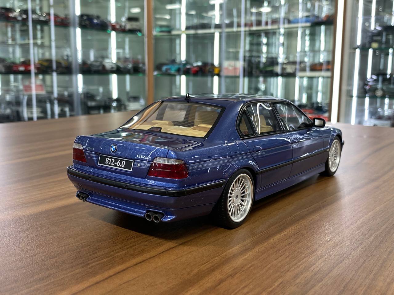 1/18 Resin BMW Alpina B12 6.0 E38 1999 - Blue by OttOMobile - Limited 3000 pcs