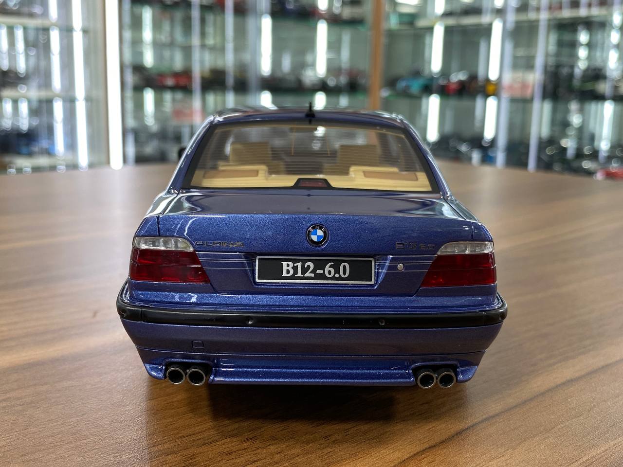 1/18 Resin BMW Alpina B12 6.0 E38 1999 - Blue by OttOMobile - Limited 3000 pcs