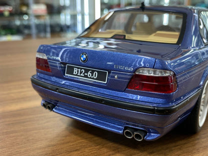 1/18 Resin BMW Alpina B12 6.0 E38 1999 - Blue by OttOMobile - Limited 3000 pcs
