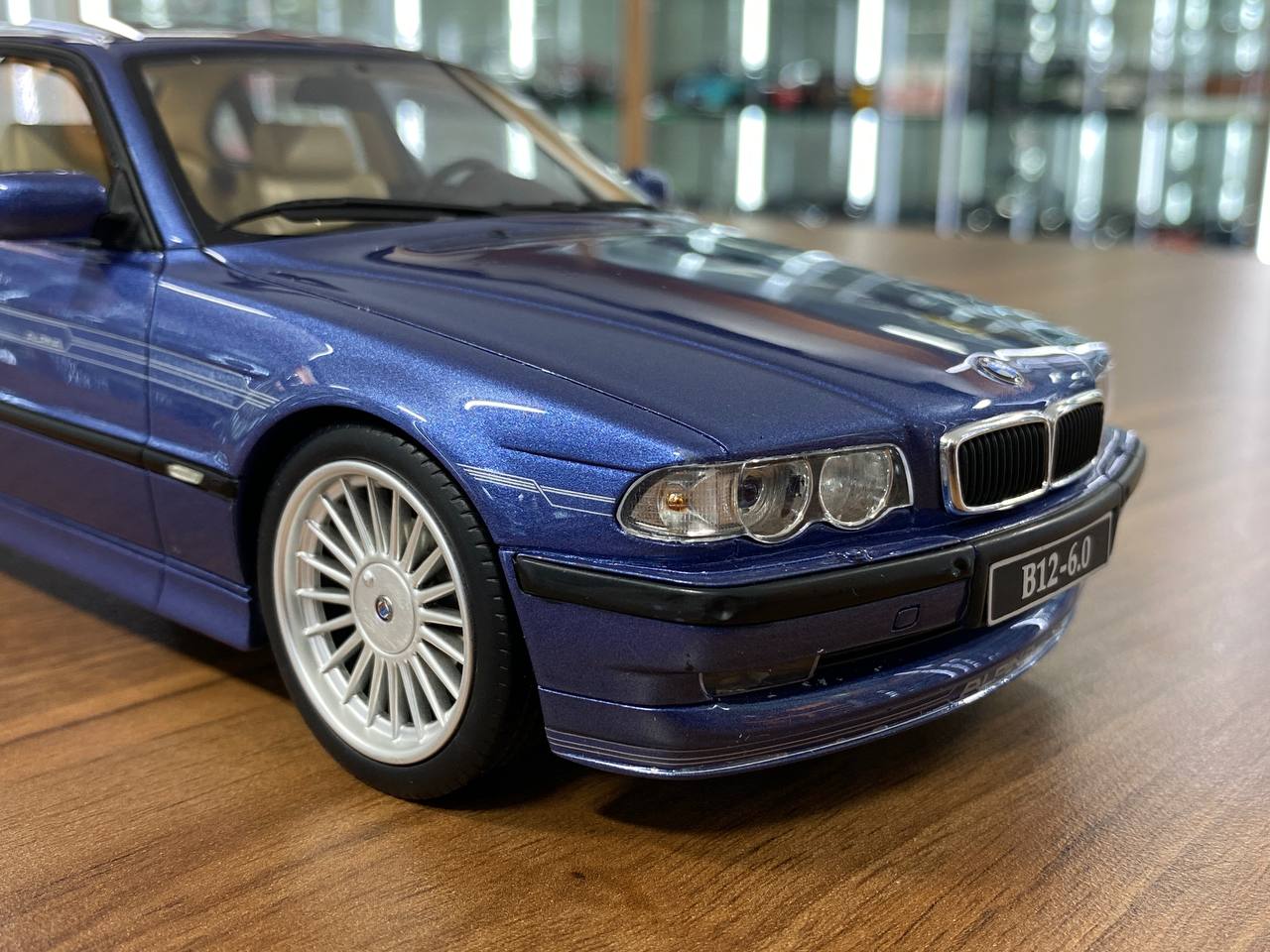 1/18 Resin BMW Alpina B12 6.0 E38 1999 - Blue by OttOMobile - Limited 3000 pcs