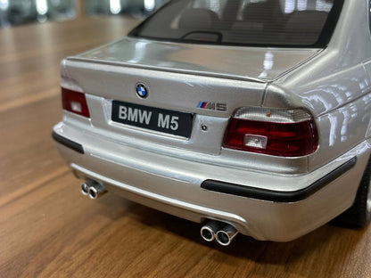 1/18 Resin BMW M5 E39 1998 - Silver by OttOMobile - Limited 4000 pcs