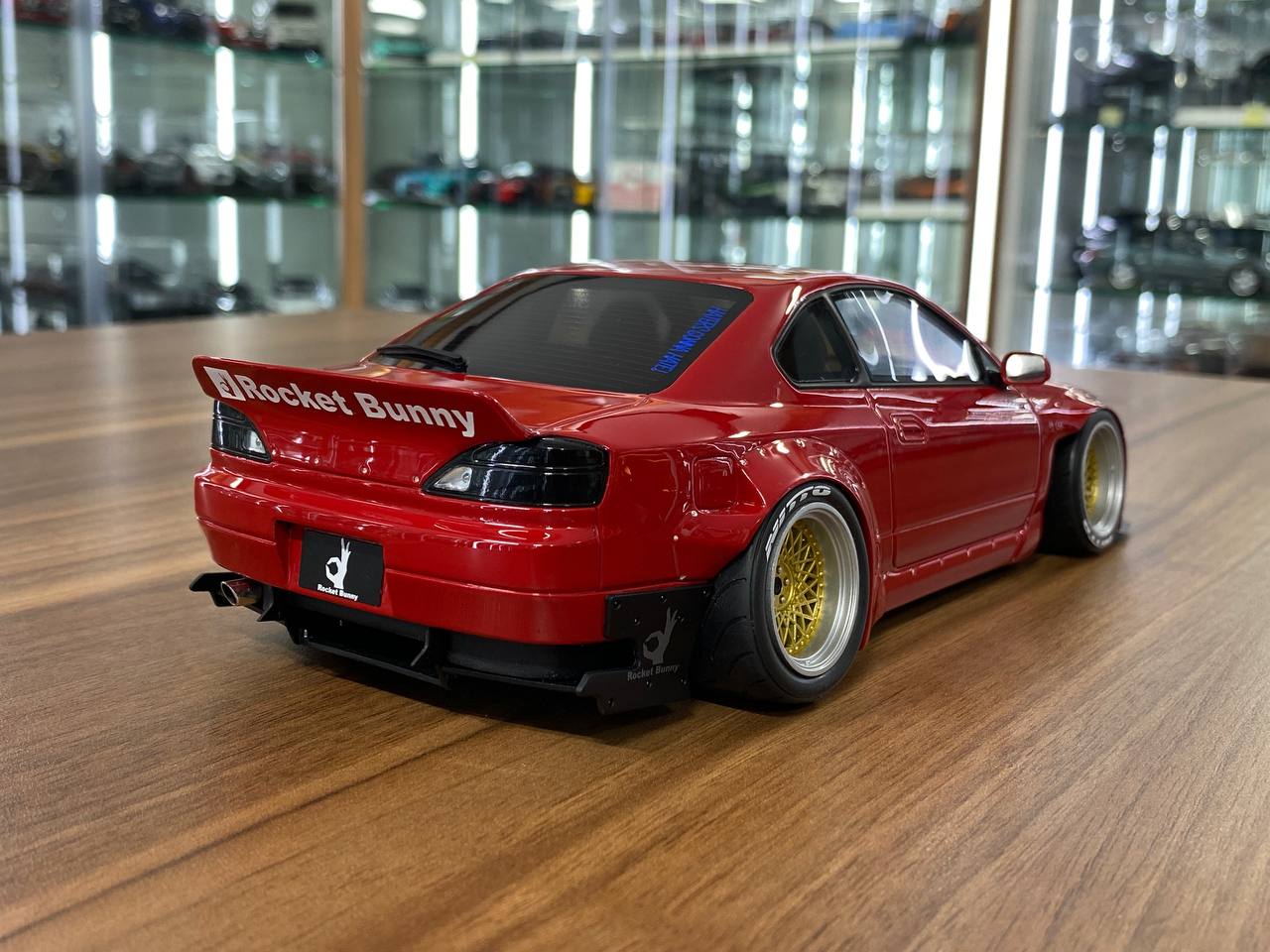 1/18 Resin Nissan Silvia S15 Rocket bunny - Red by OttOMobile - Limited 2000 pcs