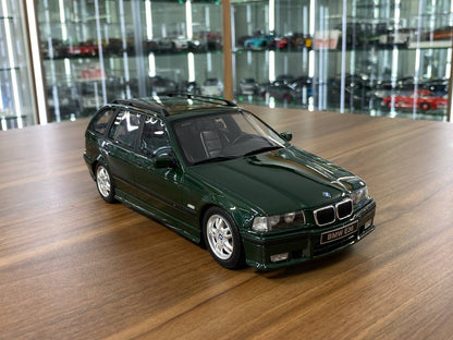 1/18 Resin BMW 328i E36 Touring M Pack 1997 - Green by OttOMobile - Limited 999 pcs