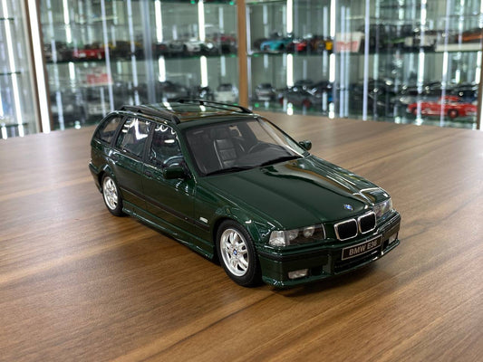 1/18 Resin BMW 328i E36 Touring M Pack 1997 - Green by OttOMobile - Limited 999 pcs