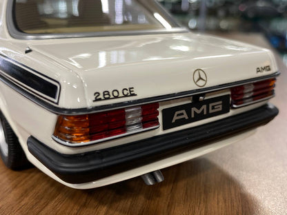 1/18 Resin Mercedes-Benz 280 CE AMG (C123) 199 - Artic White by OttOMobile - Limited 250 pcs