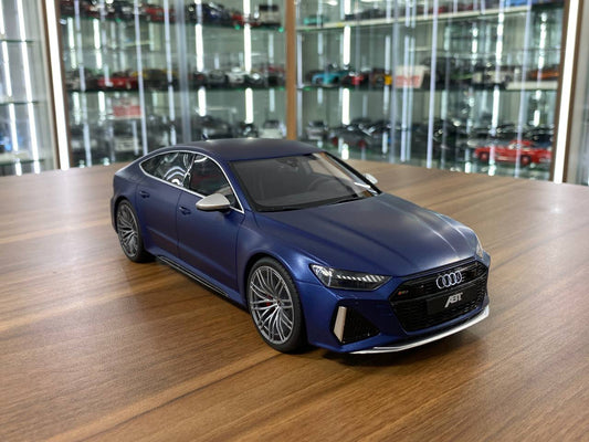 1/18 Resin Audi RS 7 ABT Sportline 2020  - Matt Blue by GT Spirit - Limited 999 pcs