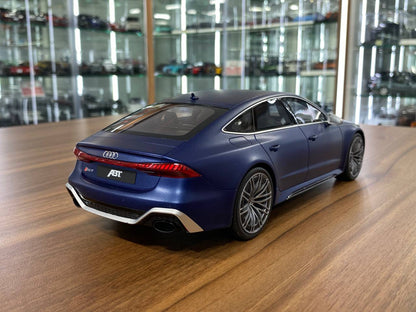 1/18 Resin Audi RS 7 ABT Sportline 2020  - Matt Blue by GT Spirit - Limited 999 pcs