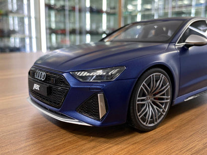 1/18 Resin Audi RS 7 ABT Sportline 2020  - Matt Blue by GT Spirit - Limited 999 pcs
