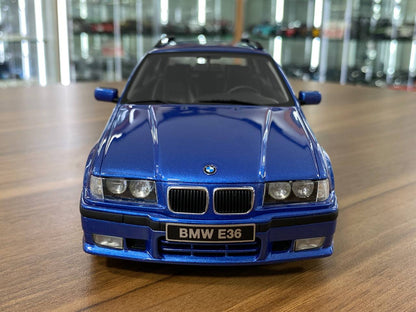 1/18 Resin BMW 328i E36 Touring M Pack 1997  - Blue by OttOMobile - Limited 4000 pcs