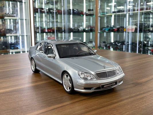 1/18 Resin Mercedes-Benz S 55 AMG ( W220 ) 2000 -Silver by OttOMobile - Limited 2000 pcs