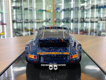 Ivy Model Porsche 911 Singer – 1/18 Resin, Mulholland Livery/Dark Blue, Limited 40 pcs