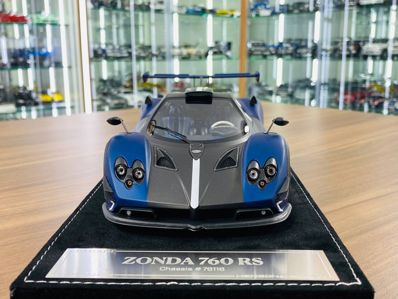 H&H Pagani Zonda 760 RS – 1/18 Resin Model, Zonda Sapphire, Limited 30 Pcs.