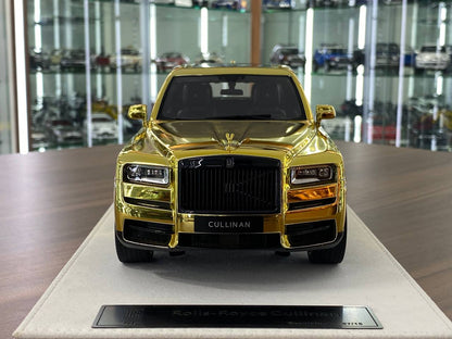 1/18 Resin GL Models Rolls Royce Cullinan Gold Chrome Limited to 15 pcs