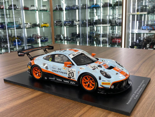 1:18 Resin Spark Porsche 911 GT3 R GPX Racing – Winner 24H Spa 2019 #20 (Dirty Edition)