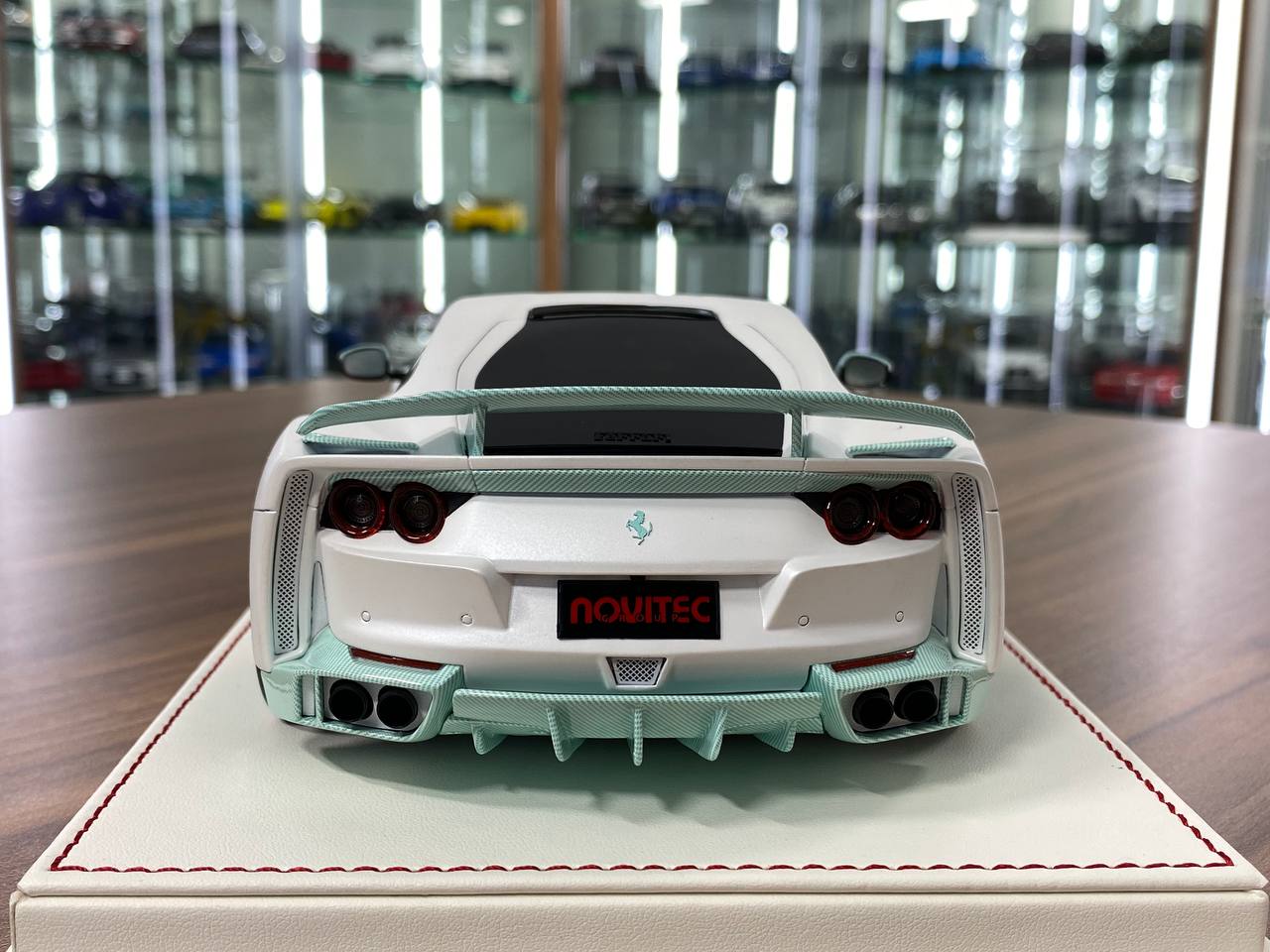 1:18 Resin Model – Davis & Giovanni Ferrari 812 N-Largo Novitec Matt Pearl White / Tiffany Limited 1 of 1