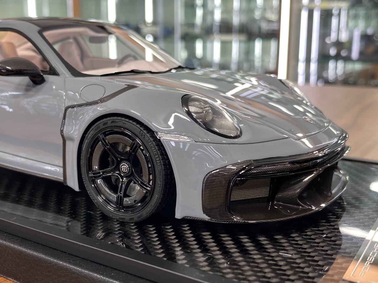 1:18 Resin VIP Model Porsche Brabus Rocket 900 R Grey – Limited 1 of 66