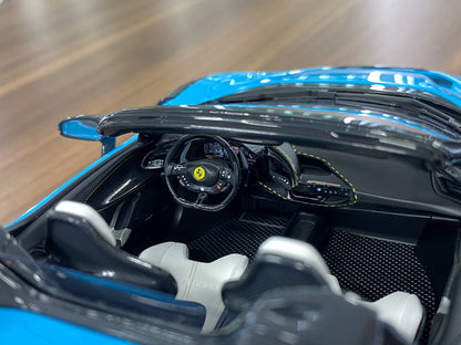 1/18 Resin Model – CE Custom Edition Ferrari SF90 Spider Blue  Limited Edition: 30 pcs