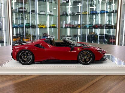 1/18 Resin Model – CE Custom Edition Ferrari SF90 Spider Red with Italy Flag Livery  Limited Edition: 30 pcs