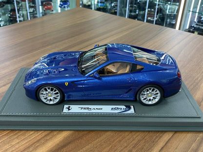 1/18 Resin BBR Models Ferrari 599 GTB Cambio Manuale Blu Mirabeau Ltd.Edn. 72 pcs