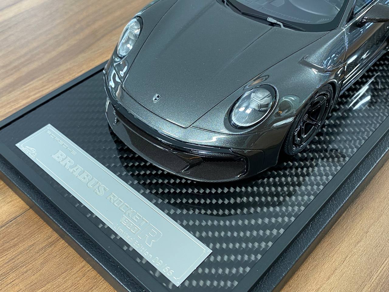 1/18 Resin VIP Model Porsche BRABUS Rocket 900 R Metal Grey Decal Ltd.Edn. 66 pcs