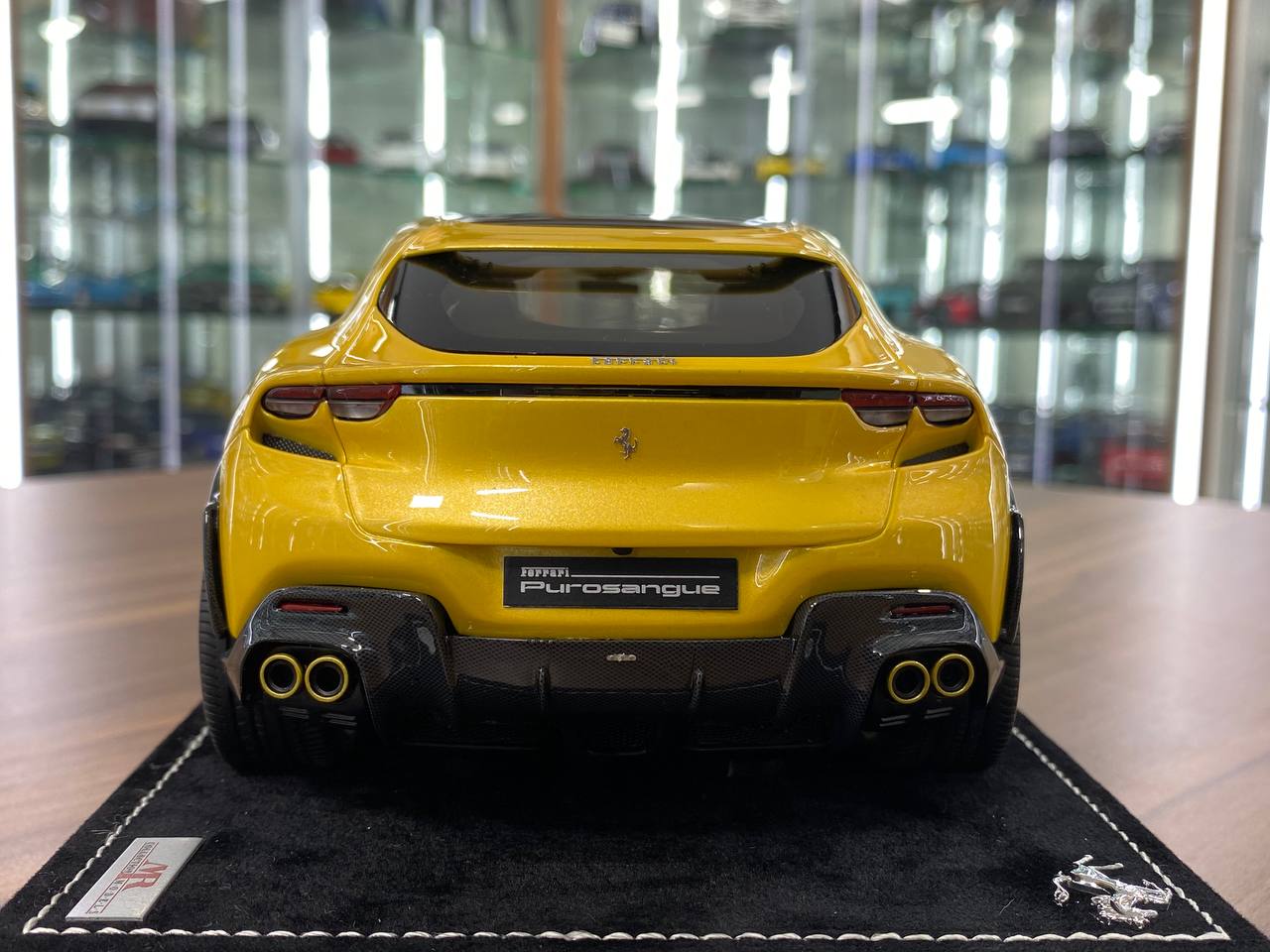 1/18 Resin  – MR Collection Models Ferrari Purosangue Yellow  Limited Edition: 01 of 01 pcs