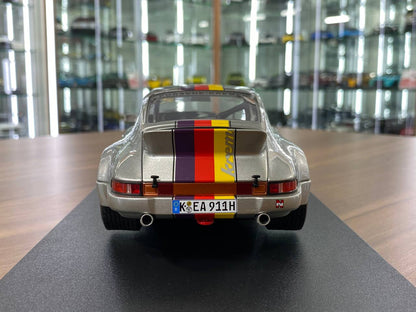 1/18 Diecast Doors opening  Solido Porsche 911 RSR-KREMER DESIGN - 1973  silver